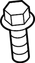 112502401 - : Trans Cross-Member Mount Bolt for INFINITI: G20 Image