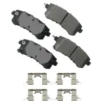 ACT1510 - : Akebono ProACT Ultra Premium Ceramic Disc Brake Pad Kit for AKEBONO Image
