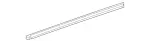 2477256601 - : Sealing Rail for Mercedes-Benz: 180b, GLA250, GLA35 AMG, GLA45 AMG Image