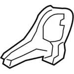 GD9Z5462186AJ - Body: Pivot Cover for Lincoln: Continental, Navigator Image