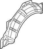 76711AM830 - Body: Wheel Housing Side Panel for Infiniti Image