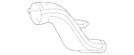 2188340145 - Special Equipment: Air Duct for Mercedes-Benz: CLS400, CLS550, CLS63 AMG, CLS63 AMG S Image