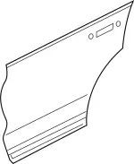H21525NAMA - Body: Outer Panel for INFINITI: QX50, QX55 Image