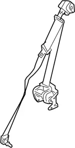 89845ZW08D - Electrical: Belt &amp; Retractor for INFINITI: QX56 Image