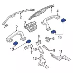 NZ6Z19893BA - Body: Air Vent Grille for Ford Image