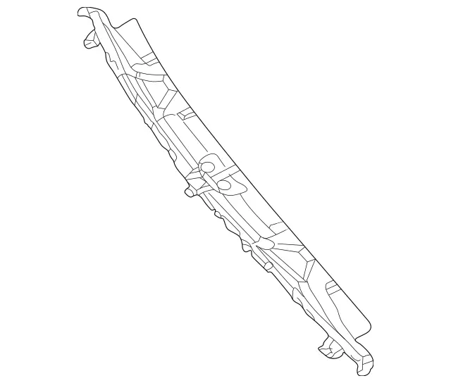 1638310636 - Heating and Ventilation: Guide Part for Mercedes-Benz Image