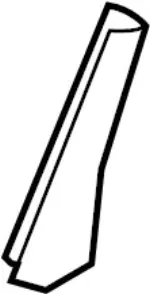 87658EH00B - Body: Finish Plate for INFINITI: M35, M45 Image