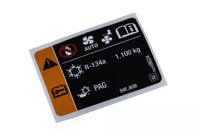 84299624 - Body: Caution Label for Buick: Enclave | Chevrolet: Traverse Image