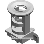 24291716 - : Transmission Vent Hose Clip for GM Image