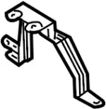 748G0AL500 - Body: Diffuser Front Bracket for Infiniti Image