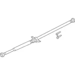 G2GZ4R602D - Universals &amp; Rear Axle: Drive Shaft for Ford: Edge | Lincoln: MKX Image