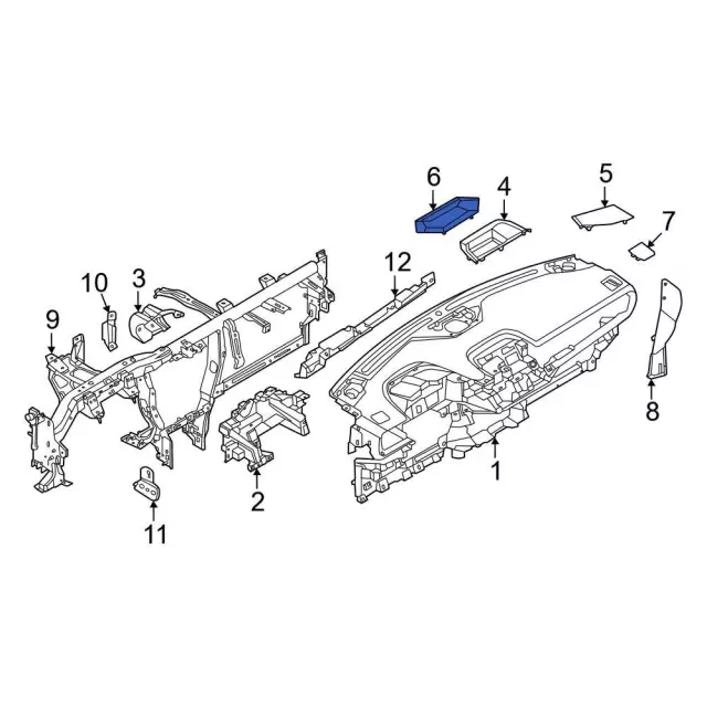 NZ6Z6004374AA - : Speaker Grille for Ford: Maverick Image