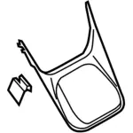 CJ5Z78044D90BA - Body: Lower Trim for Ford Image