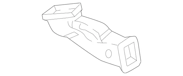 2138314900 - Heating and Ventilation: Air Duct for Mercedes-Benz: AMG GT 43, AMG GT 53, AMG GT 63, AMG GT 63 S, CLS450, CLS53 AMG, E300, E350, E400, E43 AMG, E450, E53 AMG, E63 AMG S Image image