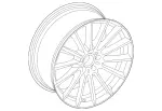 2234011600647X21 - : Wheel for Mercedes-Benz Image