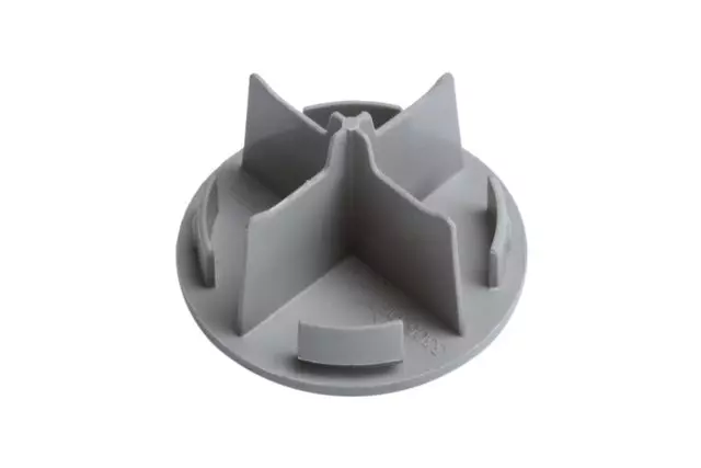 15944368 - : Light Titanium Front Seat Belt Shoulder Guide Plug for GM Image