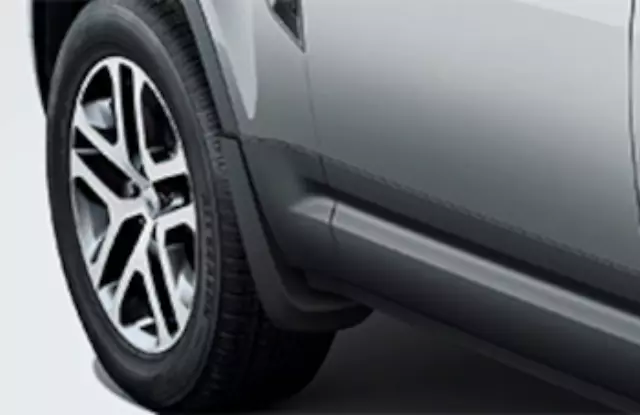 VPLEP0504 - Exterior: Mudflaps - Classic - 130 - Rear for Land Rover: Defender 110, Defender 130, Defender 90 Image