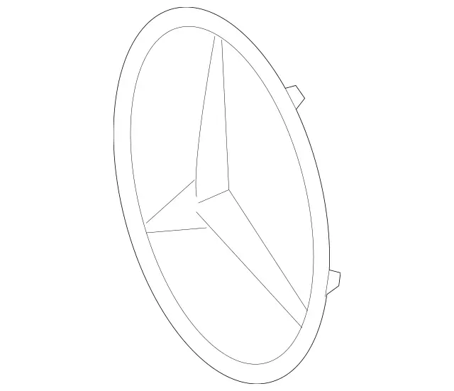 9108174100 - Detachable Parts: Mercedes Star for Mercedes-Benz: AMG GT Black Series, GL350, GL450, GL550, GL63 AMG, GLC300, GLC43 AMG, GLC63 AMG, GLC63 AMG S, GLE300d, GLE350, GLE400, GLE43 AMG, GLE450 AMG, GLE550e, GLE63 AMG, GLE63 AMG S, GLS350d, GLS450, GLS550, GLS63 AMG, ML250, ML350, ML400, ML550, ML63 AMG, Sprinter 1500, Sprinter 2500, Sprinter 3500, Sprinter 3500XD, Sprinter 4500 Image image