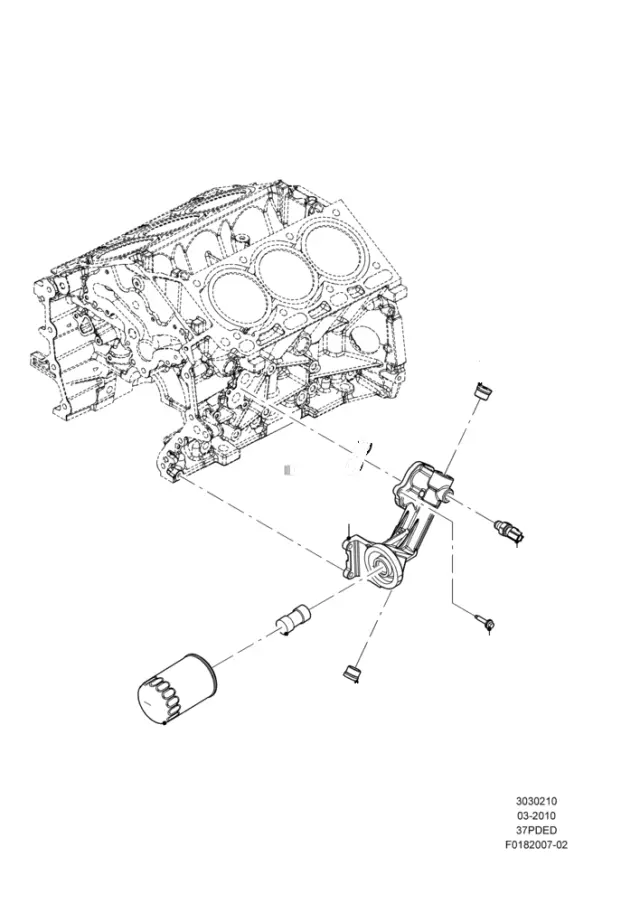 BL3Z6881HA - Engine: Adapter for Ford Image