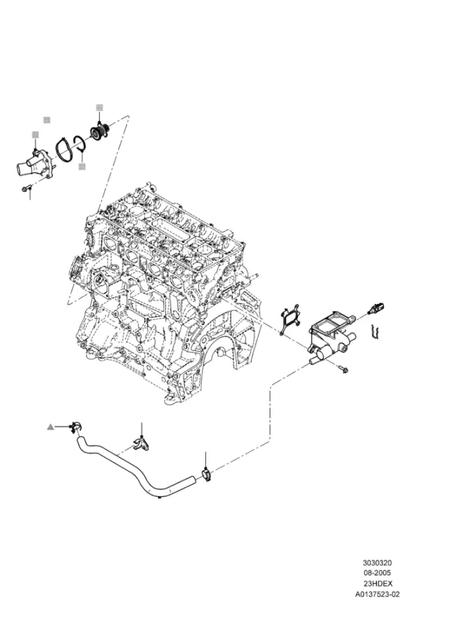 F8CZ12A648B - Electrical: Coolant Temp Sensor for Ford Image