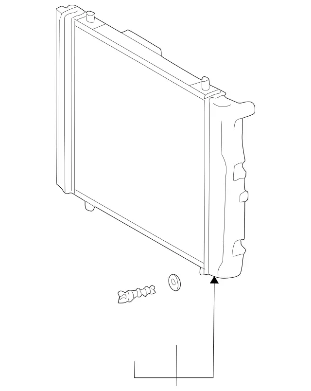 4635001700 - Belts &amp; Cooling: Radiator for Mercedes-Benz Image