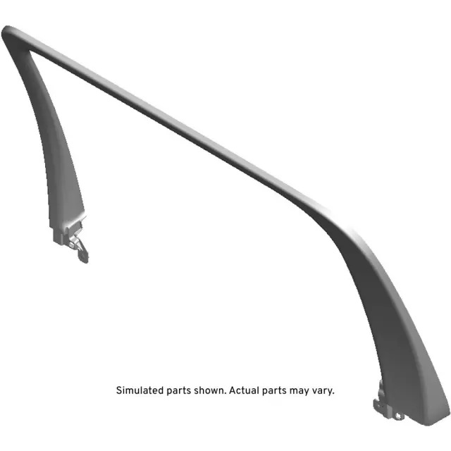 23276865 - Body: Door Window Molding for Chevrolet: Silverado 1500, Silverado 2500 HD, Silverado 3500 HD | GMC: Sierra 1500, Sierra 2500 HD, Sierra 3500 HD Image