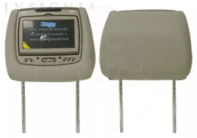 Headrest DVD System - Leather - Ebony - GM (22839606)
