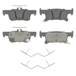 OEX2025 - : OEX Rear Disc Brake Pad Set Premium Ceramic for WAGNER BRAKE Image