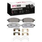 1551101101 - : DFC 5000 Advanced Pads - Semi-Metallic and Hardware Kit for DYNAMIC FRICTION Image