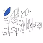 EK4Z6121596D - Body: Window Channel for Ford: E-Transit, Transit-150, Transit-250, Transit-350, Transit-350 HD Image