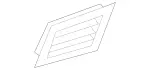 4638810185 - Body: Vent Grille for Mercedes-Benz Image