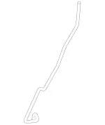 1677333100 - Rear Doors: Securing Rod for Mercedes-Benz Image