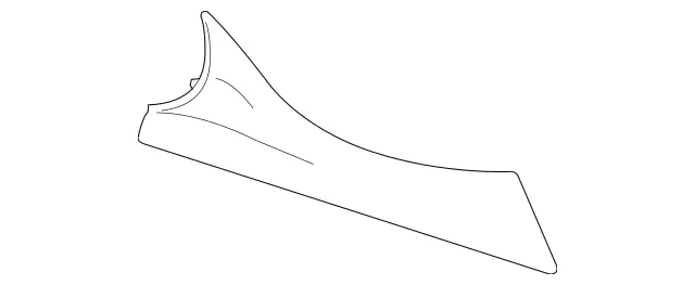 23068009399C83 - Body: Side Cover for Mercedes-Benz Image