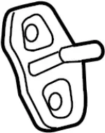 8057010Y00 - Body: Striker for Infiniti Image