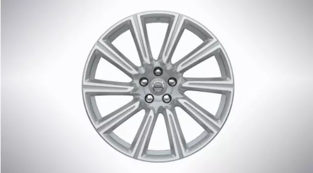 31362277 - : 20-Inch 10-Spoke Silver Diamond Cut Alloy for Volvo: XC90 Image