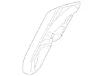 20792009307J95 - Body: Bolster for Mercedes-Benz Image