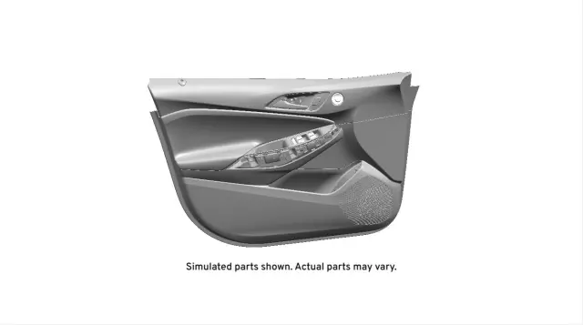 84032672 - : 2017-2019 Chevrolet Cruze - Jet Black Front Driver Side Door Trim for Chevrolet: Cruze Image