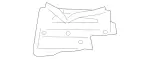 2076460262 - Rear End: Connecting Sheet for Mercedes-Benz Image