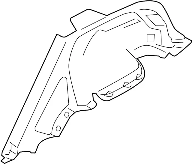 849511CK0B - Body: Lower Quarter Trim for INFINITI: FX35, FX37, FX50, QX70 Image