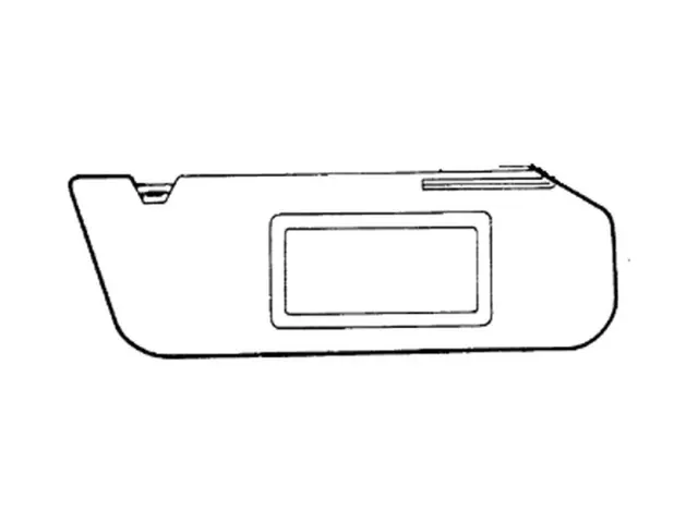 F8UZ1504104AAC - Body: Sun-visor for Ford: E-150, E-150 Club Wagon, E-150 Econoline, E-150 Econoline Club Wagon, E-250, E-250 Econoline, E-350 Club Wagon, E-350 Econoline, E-350 Econoline Club Wagon, E-350 Super Duty, E-450 Econoline Super Duty, E-450 Super Duty, Econoline Super Duty Image