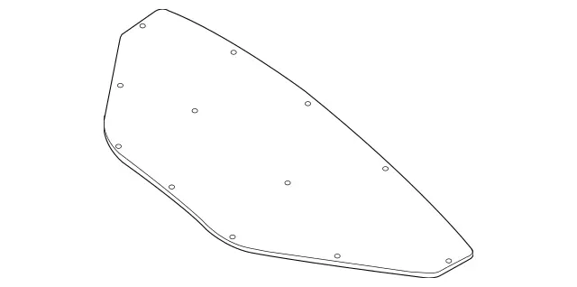 251682012664 - : Dampening, Hood for Mercedes-Benz: R320, R350, R500 Image