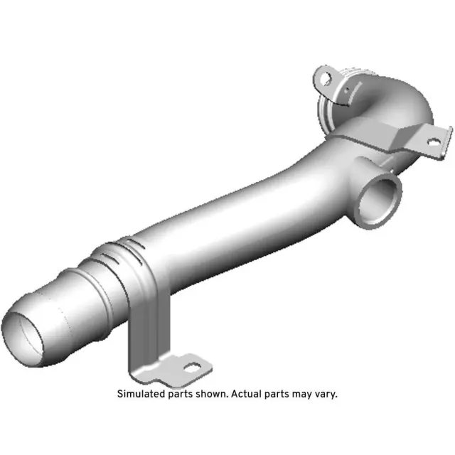 97382699 - Cooling System: Outlet Tube for Chevrolet: Silverado 2500 HD, Silverado 3500 HD | GMC: Sierra 2500 HD, Sierra 3500 HD Image