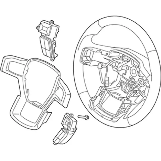 JL3Z3600LB - Steering: Steering Wheel for Ford Image