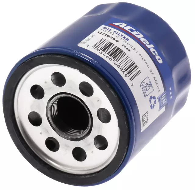 PF48F - Engine: Oil Filter for Buick: Enclave, LaCrosse, Rainier | Cadillac: CTS, Escalade, Escalade ESV, Escalade EXT, SRX | Chevrolet: Avalanche, Camaro, Caprice, Colorado, Corvette, Equinox, Express 1500, Express 2500, Express 3500, Impala, Malibu, Monte Carlo, Silverado 1500, Silverado 1500 Classic, Silverado 1500 HD Classic, Silverado 2500 HD, Silverado 2500 HD Classic, Silverado 3500 Classic, Silverado 3500 HD, SS, Suburban 1500, Suburban 2500, Suburban 3500 HD, Tahoe, Trailblazer, Traverse | Chrysler: 200, 300, Sebring, Town &amp; Country | Dodge: Avenger, Caliber, Challenger, Charger, Dart, Durango, Grand Caravan, Hornet, Journey, Nitro | Fiat: 500X | GMC: Acadia, Canyon, Envoy, Savana 1500, Savana 2500, Savana 3500, Sierra 1500, Sierra 1500 Classic, Sierra 1500 HD Classic, Sierra 2500 HD, Sierra 2500 HD Classic, Sierra 3500 Classic, Sierra 3500 HD, Terrain, Yukon, Yukon XL 1500, Yukon XL 2500 | Hummer: H2, H3, H3T | Jeep: Cherokee, Compass, Grand Cherokee, Grand Cherokee L, Grand Wagoneer, Patriot, Renegade, Wagoneer, Wrangler | Pontiac: G6, G8, Grand Prix, Torrent | Ram: 1500, 1500 Classic, 2500, 3500, ProMaster City | Saab: 9-7x | Saturn: Aura, Outlook, Vue | Suzuki: Grand Vitara, XL-7 | Volkswagen: Routan Image