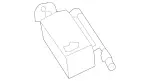 1728000272 - Hardtop: Hydraulic Cylinder for Mercedes-Benz Image