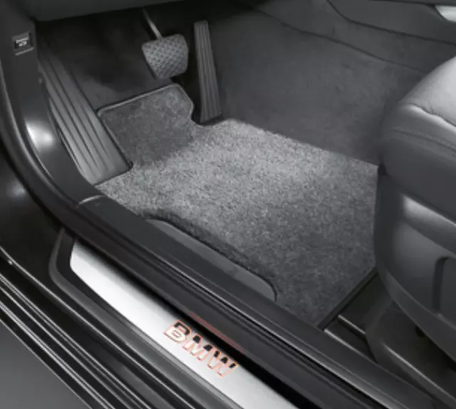 Genuine BMW G12 Rear All-Weather Floor Mats – 740i, 750i, M760i XDrive Sedan