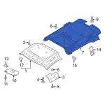 KT1Z1751942HB - Body: Rear Headliner for Ford: Transit Connect Image