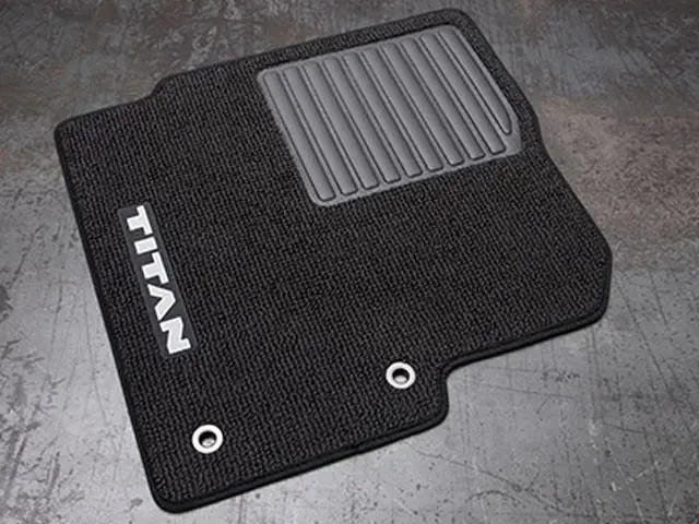 999E2W5000 - Interior: Carpeted Floor Mats (3-piece / Black) for Nissan: TITAN, TITAN XD Image