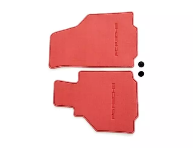 Floor mats in Boxster Red for Porsche Boxster 986 (LHD) - Porsche (000-044-800-53-M30)