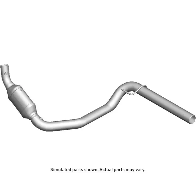 15853440 - : Driver Side 3-Way Catalytic Converter with Pipes, Flanges, Bushings, and Hanger for Chevrolet: Express 2500, Express 3500 | GMC: Savana 2500, Savana 3500 Image